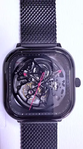 CIGA Design Automatic Skeleton Watch, 40 HRS Power reserve, Black on Black