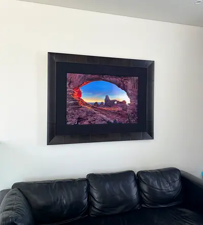 Peter Liks Stone Temple Framed Photographic Artwork