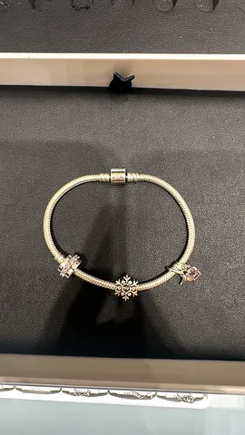 Pandora Moments Bracelet with 3 charms for sale