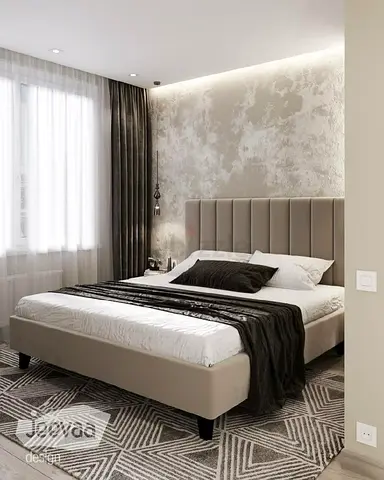 New Elegant Queen Bed with Modern Design