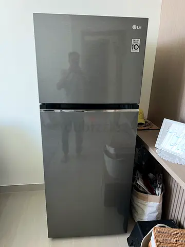 LG Double Door Refrigerator 395LTR, Door Cooling+, Multi Air Flow, Dark Graphite, GN-B512PQGB