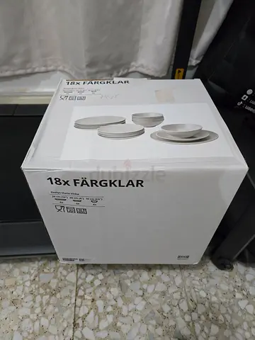 18-Piece Dinner Set - FÄRGKLAR by IKEA