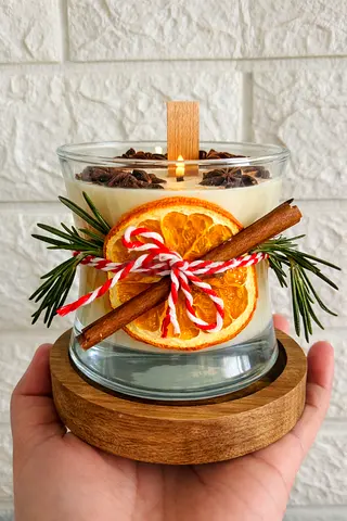 Handcrafted Scented Candle Decoration