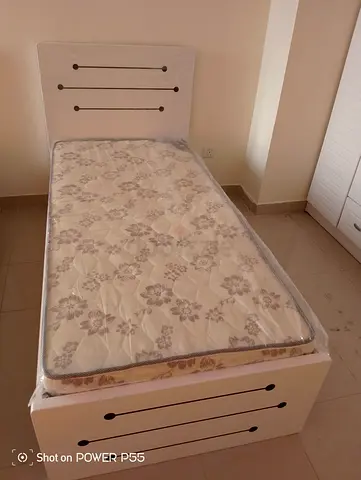 Single Bed with Storage and Mattress