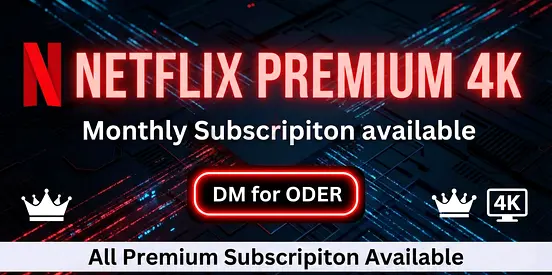 Netflix Premium 4K Monthly Subscription