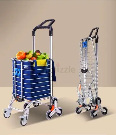 Hereinway Stair Climber Trolley with Bag  Organizers
 Stair-climbing trolley – moves easily up an