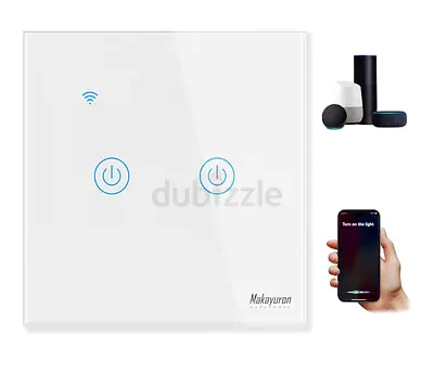 Smart Touch Light Switch with App Control Makayuron