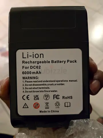Rechargeable Li-ion Battery Pack - 6000mAh for Dyson Vaccum Cleaner