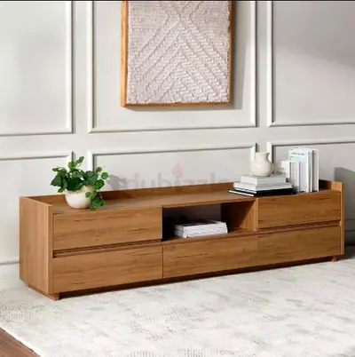 Stylish Wooden TV Stand with Storage