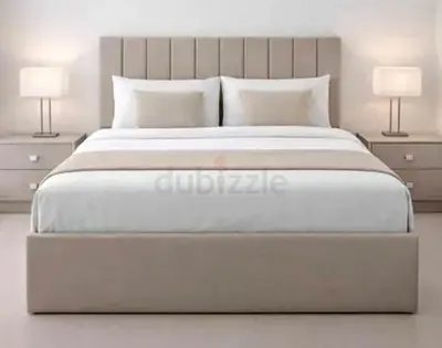 Elegant beautiful 180*200 king size beige Bed