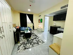 One bedroom and living room with new furnishings | Al Rashidiya 3 | Opposite the Ladies' Park | 