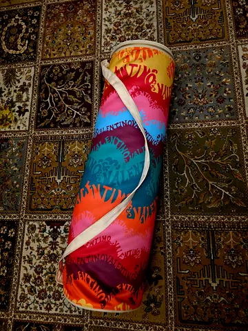 Beautiful Yoga Mat With Valentino Carry Case. Used A Couple Of Times. AED 170 Only. Free Delivery!