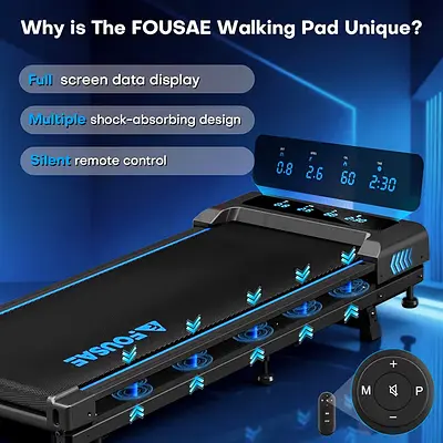 Compact and Versatile Treadmill for Home Workouts