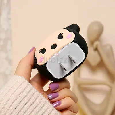 From USA 3D Cute Cartoon Series Fast Charger Protector for iPhone 14/13/12/11 Pro Max -20W/18W Fast
