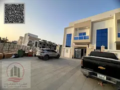 Villa for sale in Ajman, Al Helio area, including electricity and air conditioning. 4 master bedroom