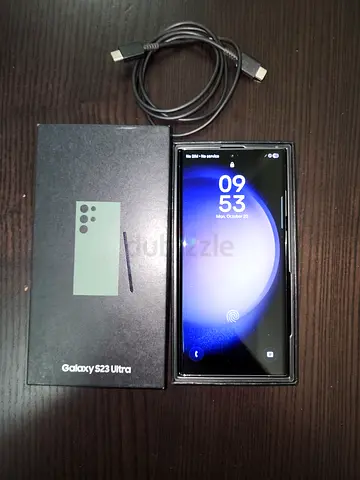Samsung Galaxy S23 ultra with Box charger pin Dot 8/256Gb storage imei match body condition 10/10