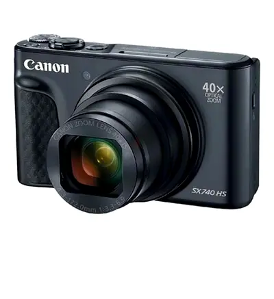 Canon PowerShot SX740 HS Compact Camera - 4K Video 20.3mp Wi-Fi