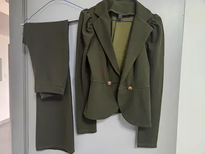 Stylish Olive Green Suit