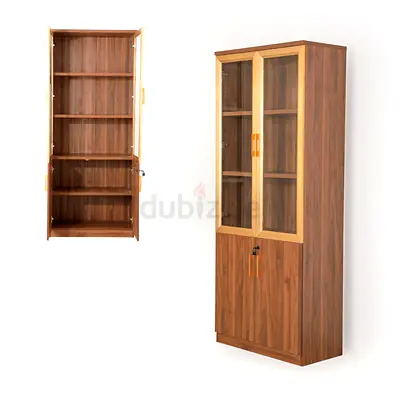 2 doors filling cabinet imported with glass doors