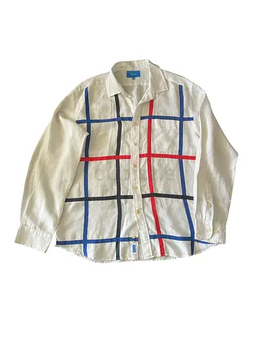 Stylish Checked Faconnable Long Sleeve Shirt