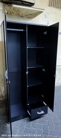 We are selling double door wood wardrobe brand new available