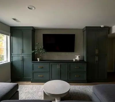 Modern Entertainment Center with Storage