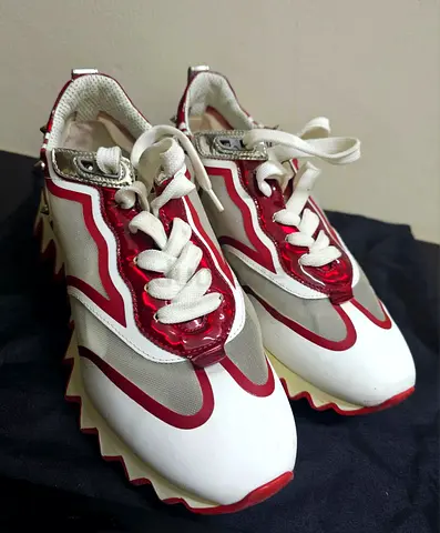 Authentic Christian Louboutin snickers Loubishark. Like new