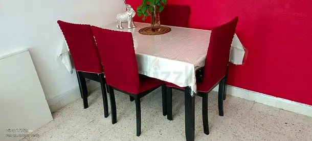 Beautiful Dining Set with Four Chairs