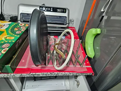 Ikea Pot  Pan Organizer Rack
Expandable Pot Lid Organizer