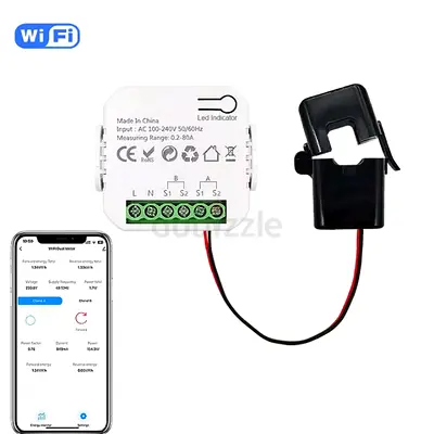 Smart WiFi Energy Monitor Switch