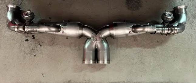 991 GT3RS DUNDON MINI CRACKPIPE + SIDE MUFFLER DELETE