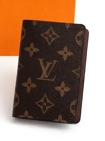 Lv Louis Vuitton brown bifold wallet for men brown