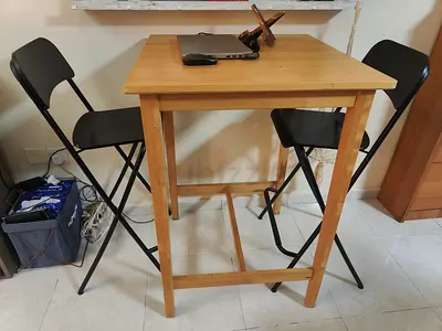Ikea Table and Bar chairs
