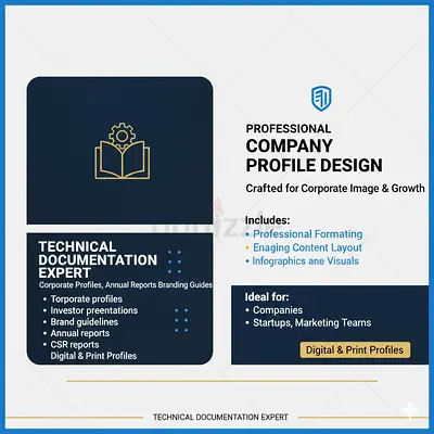 Company Profile Design | Corporate Brochure | Professional Layout