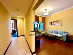 Ready to move : Ac free : fully furnished 2 bhk with2 bath and gym pool parking