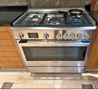 Bosch Series 6 top gas oven electric digital cooking range latest version 90cm