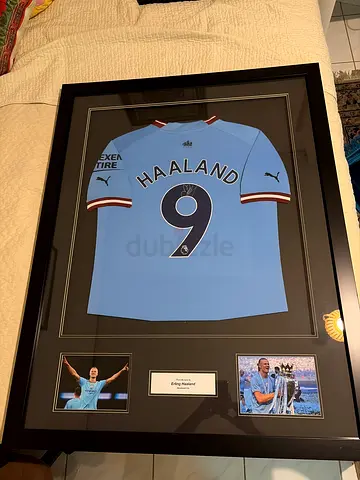 Framed Erling Haaland Signed Jersey