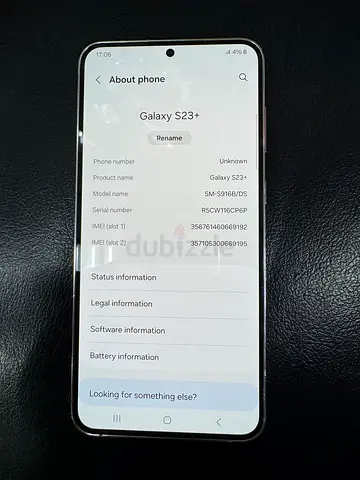 Samsung Galaxy S23+ - Great Condition 512gb middle east specs