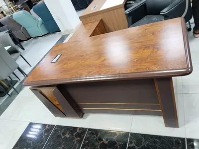 Sturdy and Elegant Wooden Office Desk