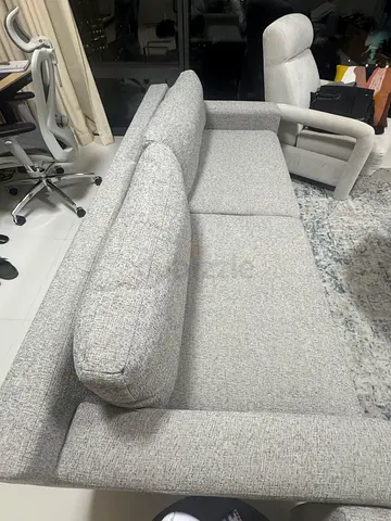 Two (2) Comfortable Grey Sofa for Sale