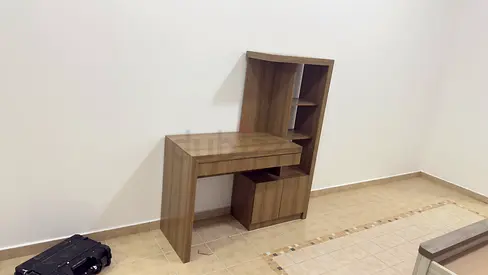 Modern Wooden Study Desk and Bookcase
