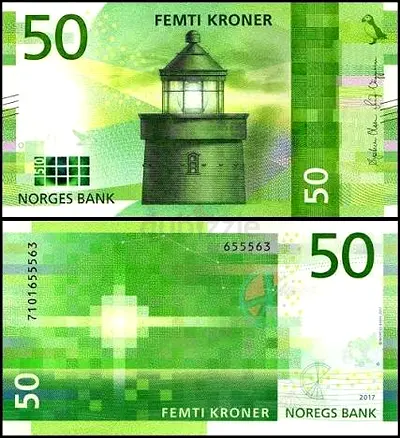 Banknotes Norway 50 kroner