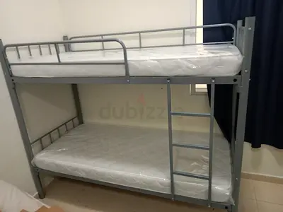 Sturdy Bunk Bed with Safety Rails