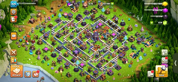 خمس قريات كلاش اوف كلانس مع قبيلة مستوى 4