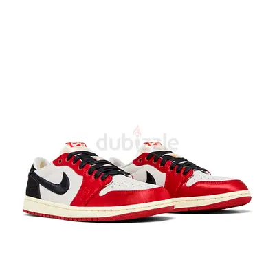 Nike Air Jordan 1 Retro Low - Classic Red and White Sneakers