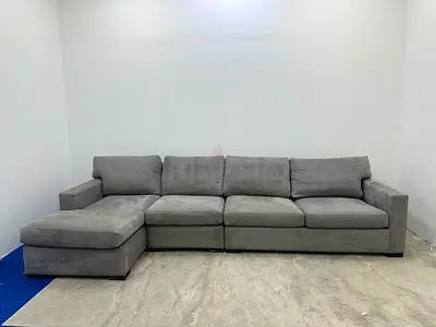 Cratebarrel lshape sofa