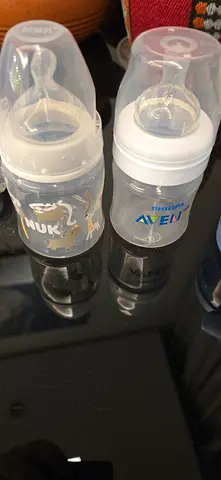 Set of Baby Feeding Bottles - NUK and Philips Avent