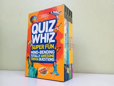 Nat Geo Kids Quiz Whiz books full set