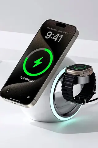 3 in 1 Wireless Charging Stand  ( Fix Price )