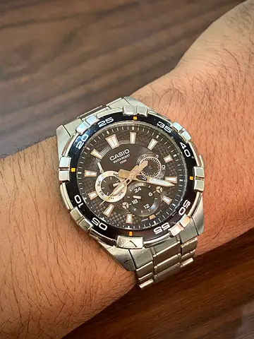 Casio Watch | 100M Water Resistant Stainless Steel Back Original